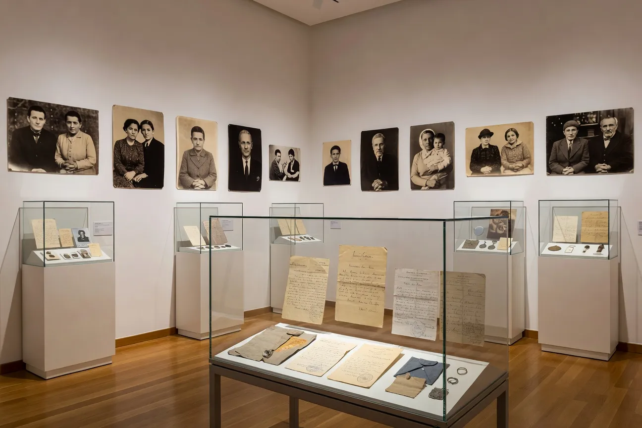 Synagogue historique d'Albanie reconstituee au Musee Solomon de Berat